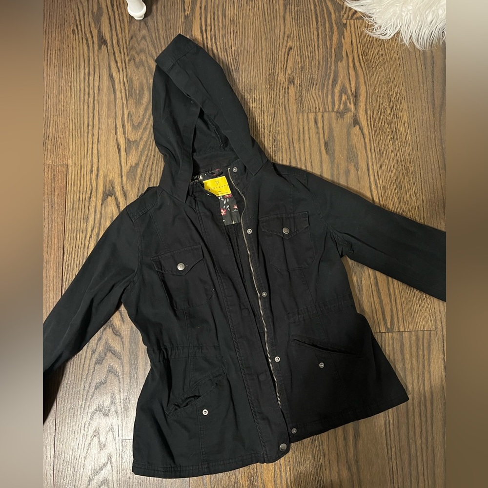 Black utility jacket